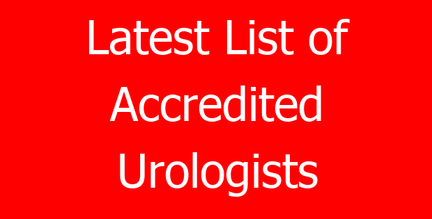 Latest List of Accredited Urologists