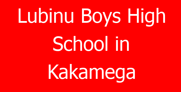 Lubinu Boys High School in Kakamega
