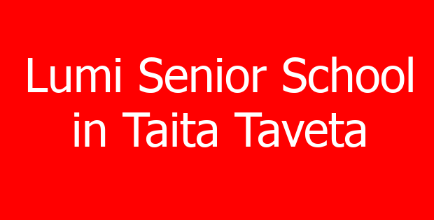 Lumi Senior School in Taita Taveta