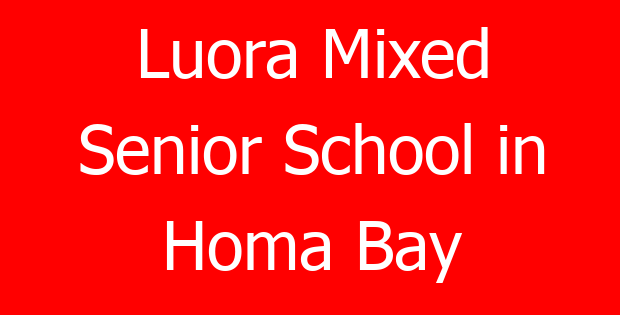 Luora Mixed Senior School in Homa Bay
