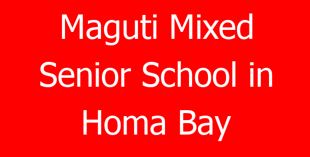 Maguti Mixed Senior School in Homa Bay