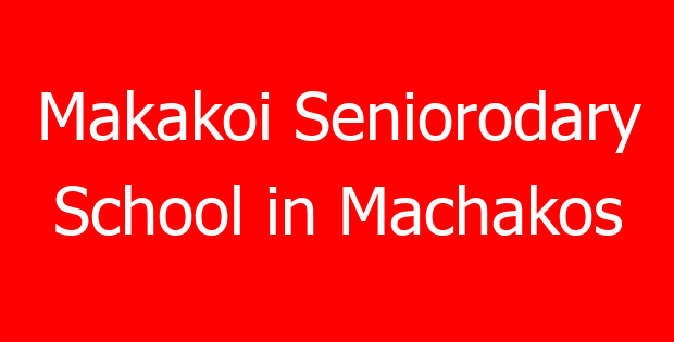 Makakoi Seniorodary School in Machakos