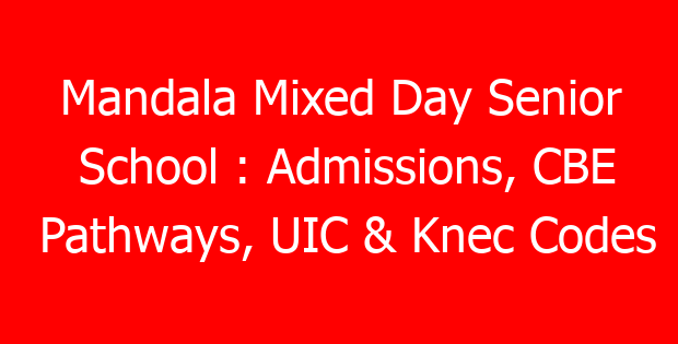 Mandala Mixed Day Senior School : Admissions, CBE Pathways, UIC & Knec Codes