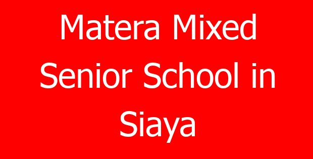 Matera Mixed Senior School in Siaya