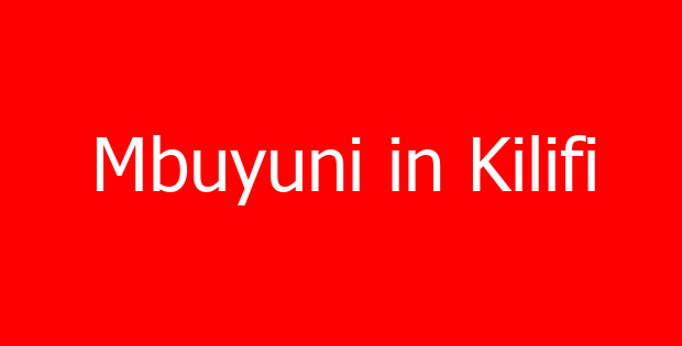Mbuyuni in Kilifi