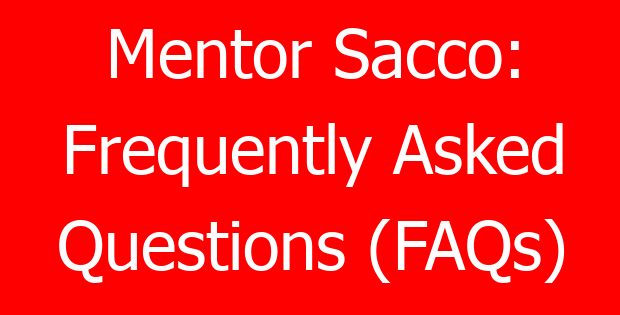 Mentor Sacco: Frequently Asked Questions (FAQs)