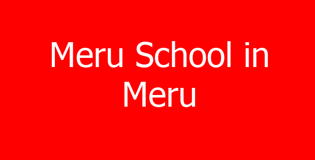 Meru School in Meru
