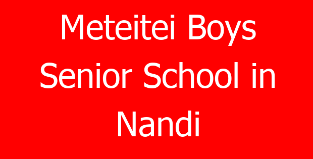 Meteitei Boys Senior School in Nandi