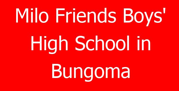 Milo Friends Boys’ High School in Bungoma