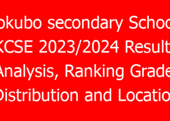 Mokubo secondary School’s KCSE 2023/2024 Results Analysis, Ranking Grades Distribution and Location