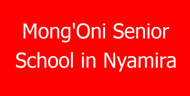 Mong’Oni Senior School in Nyamira