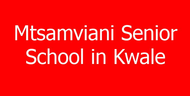 Mtsamviani Senior School in Kwale