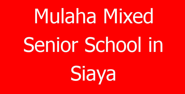 Mulaha Mixed Senior School in Siaya