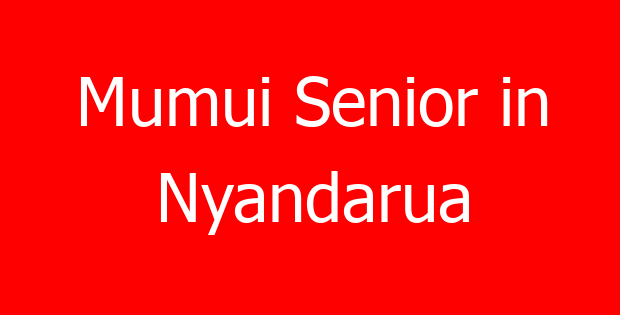 Mumui Senior in Nyandarua