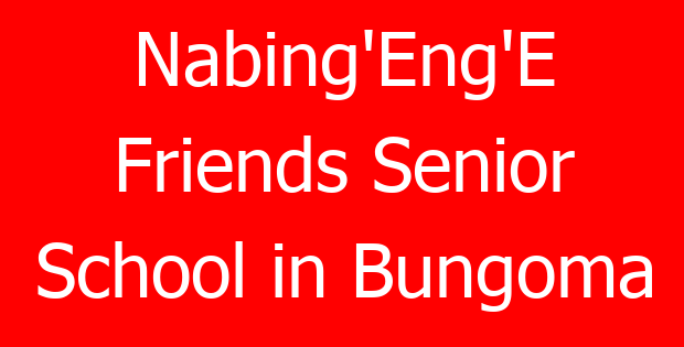 Nabing’Eng’E Friends Senior School in Bungoma
