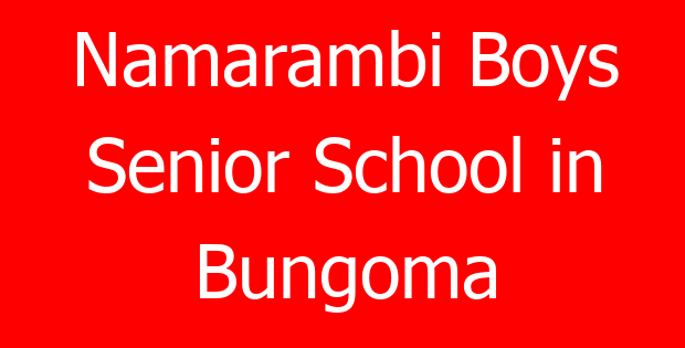 Namarambi Boys Senior School in Bungoma