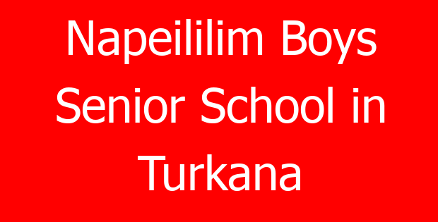 Napeililim Boys Senior School in Turkana