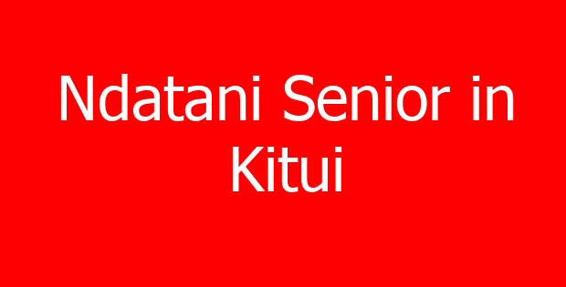 Ndatani Senior in Kitui