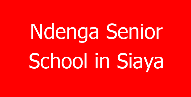 Ndenga Senior School in Siaya