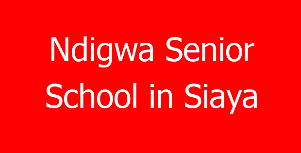 Ndigwa Senior School in Siaya