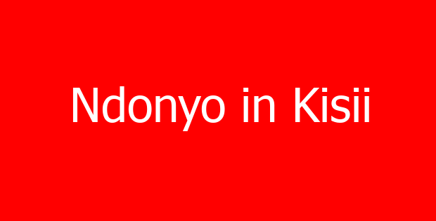Ndonyo in Kisii