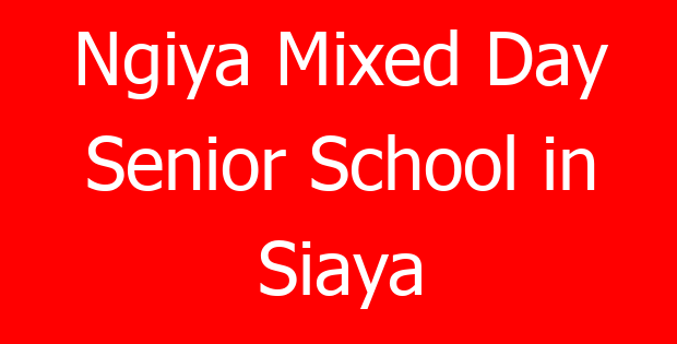 Ngiya Mixed Day Senior School in Siaya