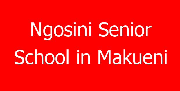Ngosini Senior School in Makueni