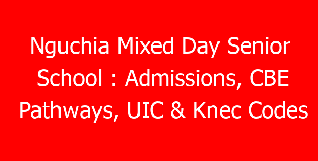 Nguchia Mixed Day Senior School : Admissions, CBE Pathways, UIC & Knec Codes