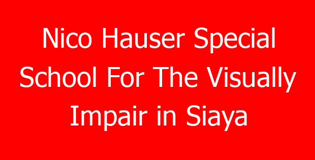 Nico Hauser Special School For The Visually Impair in Siaya