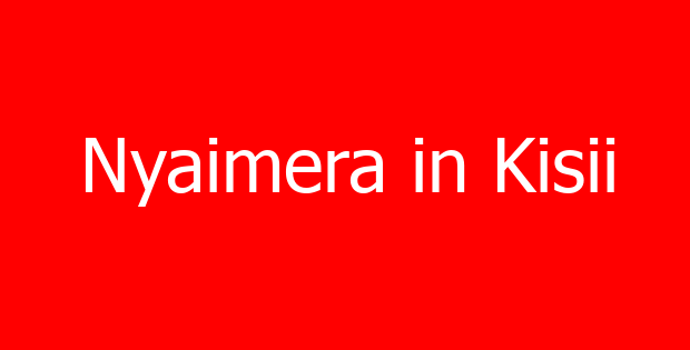 Nyaimera in Kisii