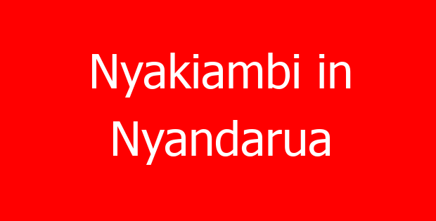 Nyakiambi in Nyandarua