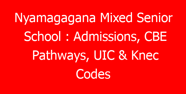 Nyamagagana Mixed Senior School : Admissions, CBE Pathways, UIC & Knec Codes