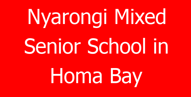 Nyarongi Mixed Senior School in Homa Bay
