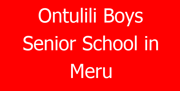 Ontulili Boys Senior School in Meru