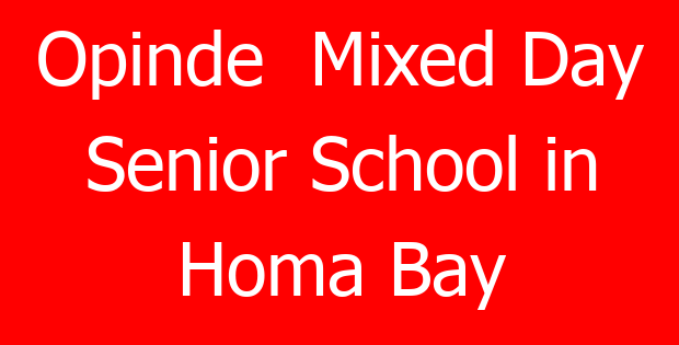 Opinde  Mixed Day Senior School in Homa Bay