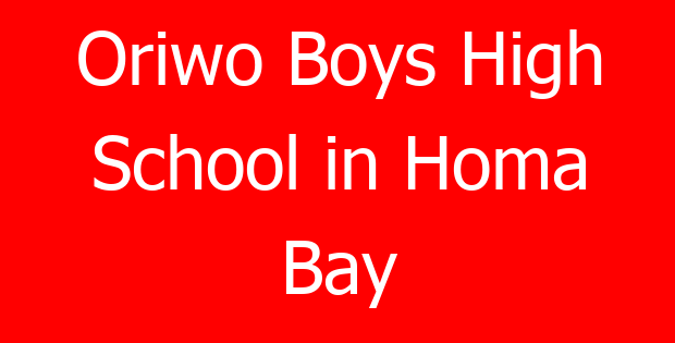 Oriwo Boys High School in Homa Bay