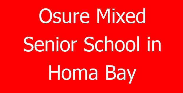 Osure Mixed Senior School in Homa Bay