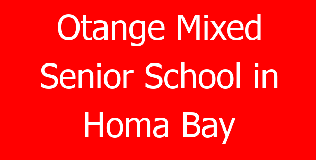 Otange Mixed Senior School in Homa Bay