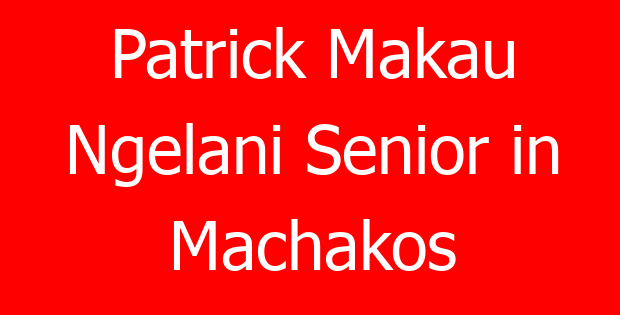 Patrick Makau Ngelani Senior in Machakos