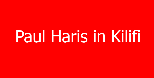 Paul Haris in Kilifi