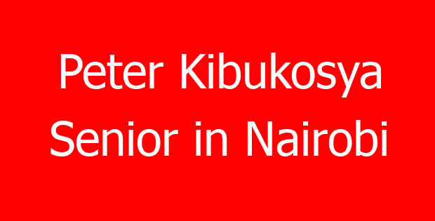 Peter Kibukosya Senior in Nairobi