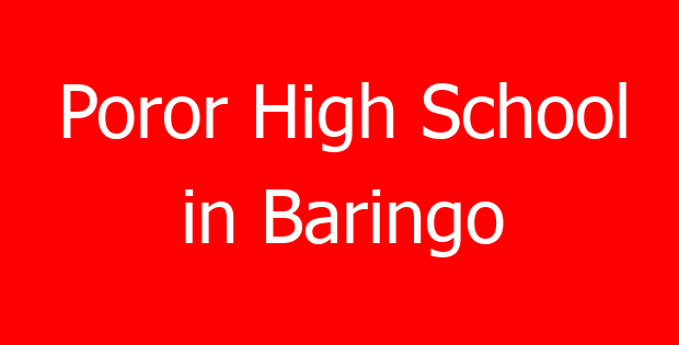 Poror High School in Baringo