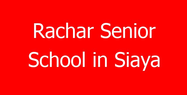 Rachar Senior School in Siaya