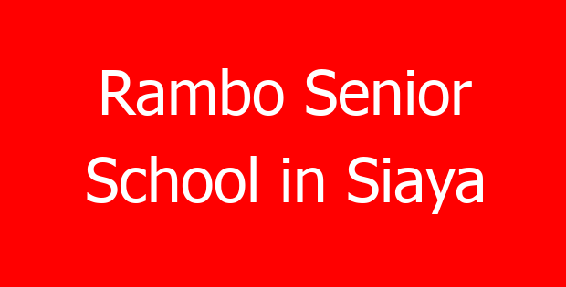 Rambo Senior School in Siaya