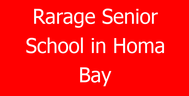 Rarage Senior School in Homa Bay
