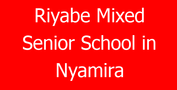 Riyabe Mixed Senior School in Nyamira