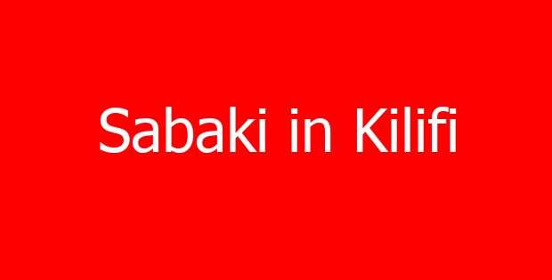 Sabaki in Kilifi