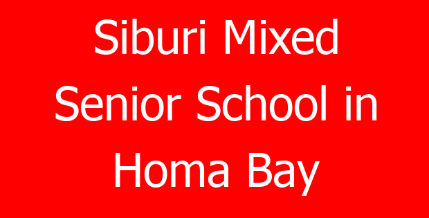 Siburi Mixed Senior School in Homa Bay