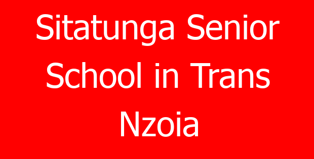 Sitatunga Senior School in Trans Nzoia