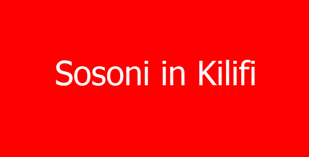 Sosoni in Kilifi